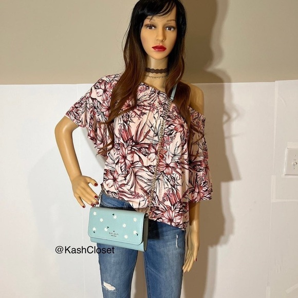 Kate Spade Darcy Embroidered Chain Crossbody & Convertible Wallet - Picture 11 of 12